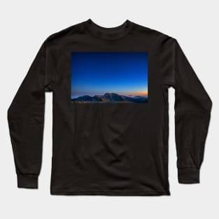 Snowdon at dusk Long Sleeve T-Shirt